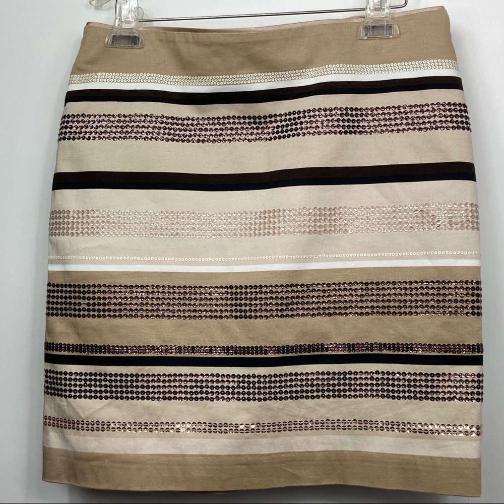 White House Black Market sequined Skirt